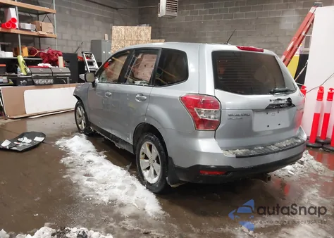 2014 Subaru Forester 2.5I z USA, uszkodzony, nr VIN JF2SJAACXEH467490